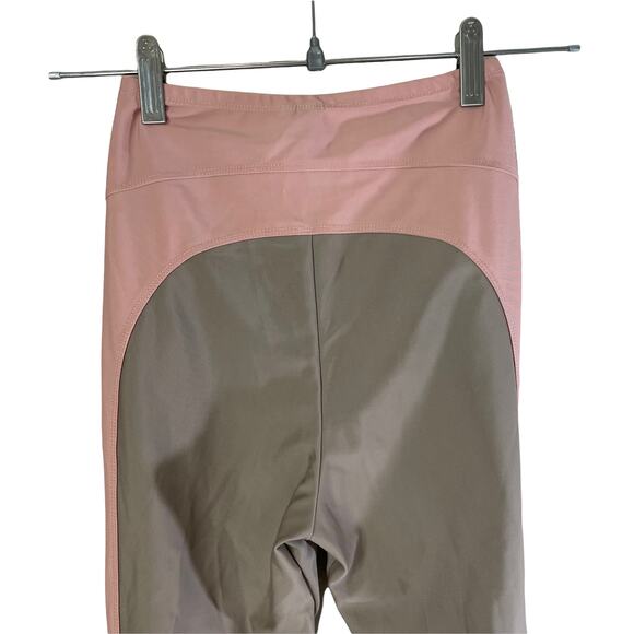 Out From Under Urban Outfitters Stirrup Leggings Colorblock Pink Gray Size Small - Picture 7 of 11